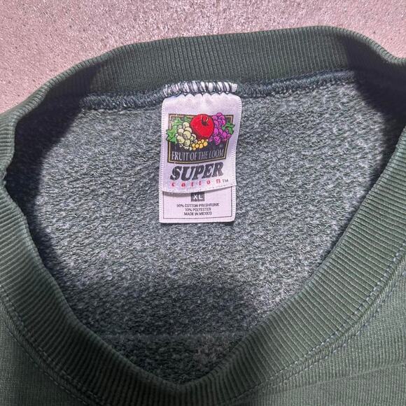 Vintage 90s Sundance Golf and Bowl Embroidered Crewneck Mens XL Green Sweatshirt - Picture 4 of 6